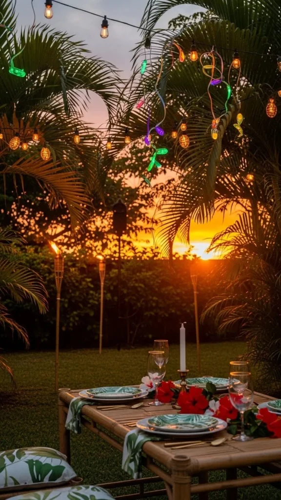 How to Host a Backyard Luau