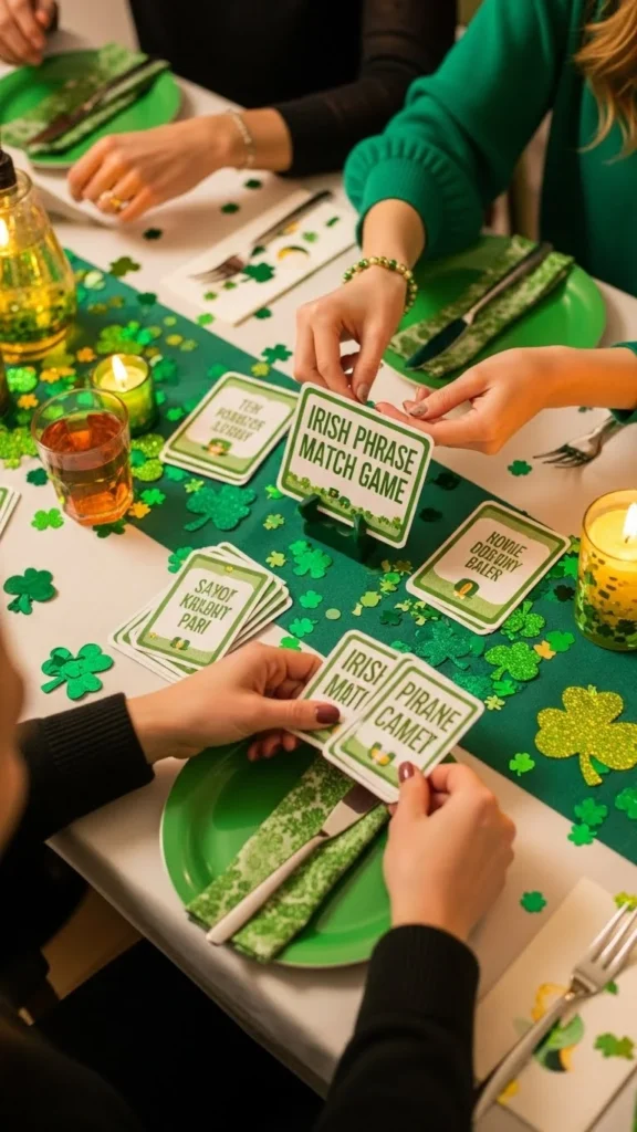 Irish Phrase Match Game