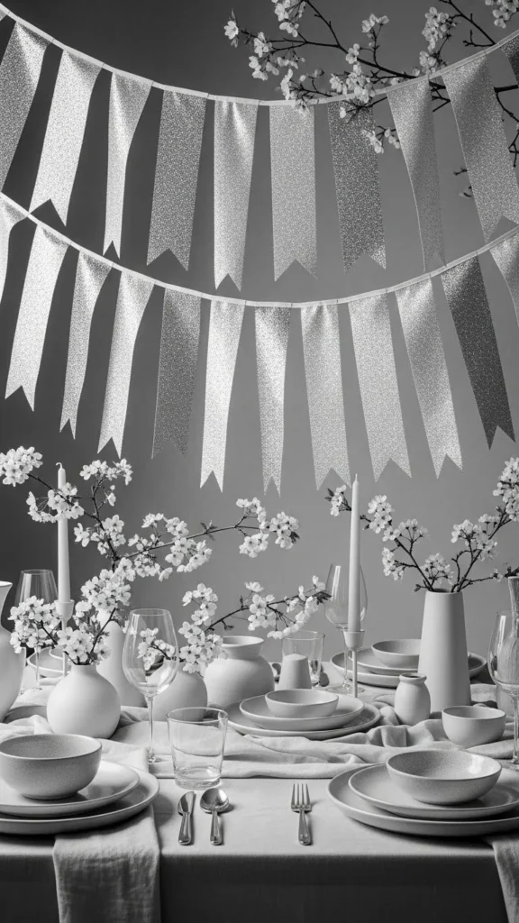 Monochrome Table With Texture Play