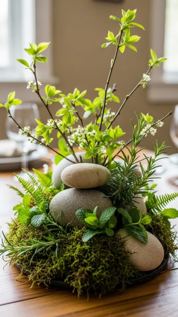 Nature-Inspired Center Decor