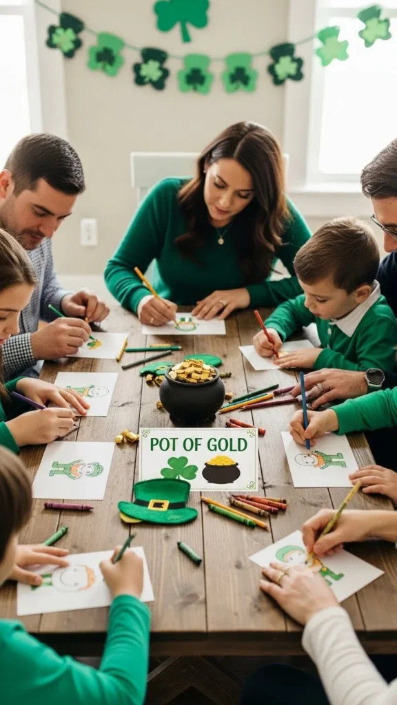 Pot of Gold Drawing Station
