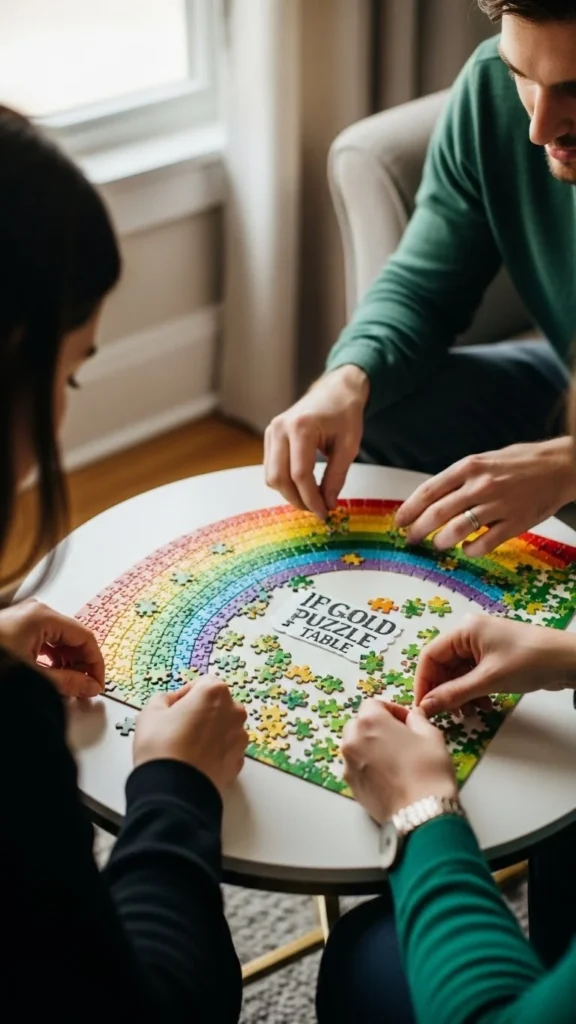 Pot of Gold Puzzle Table
