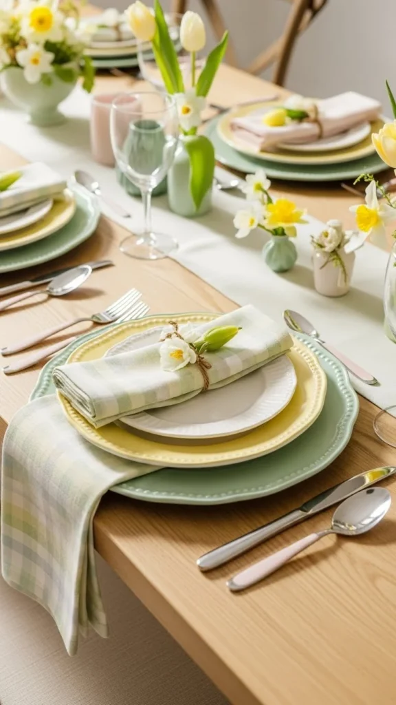 Seasonal Color Place Settings