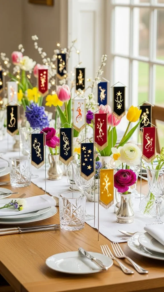 Seasonal Flowers in Short Vases