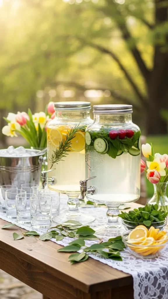 Seasonal Welcome Drinks Station
