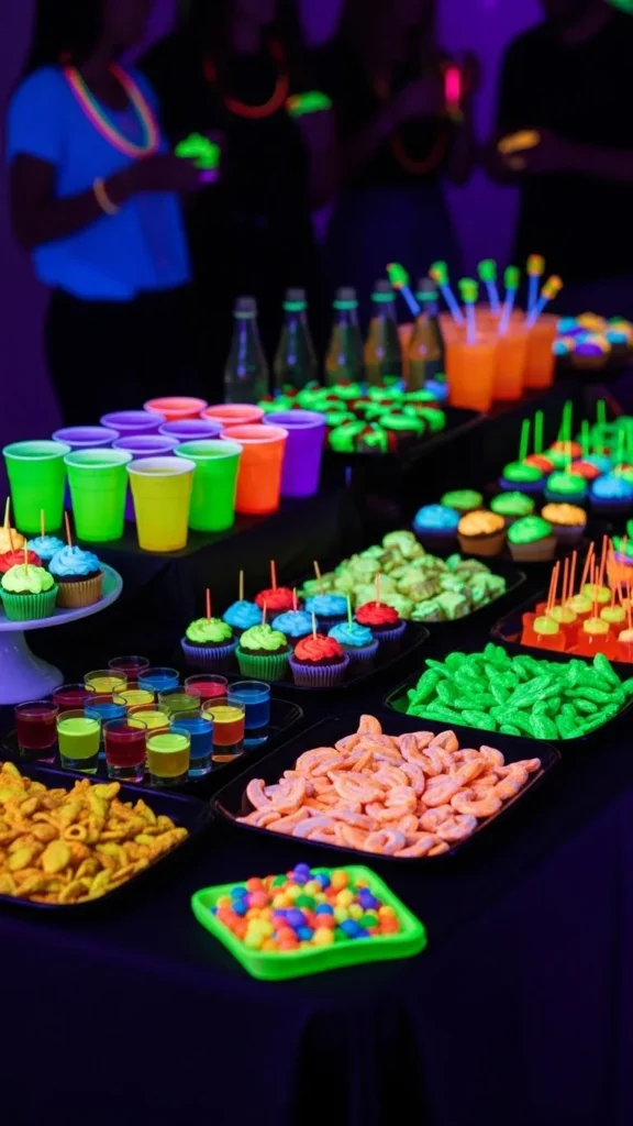 Serve Glow-Friendly Snacks and Drinks