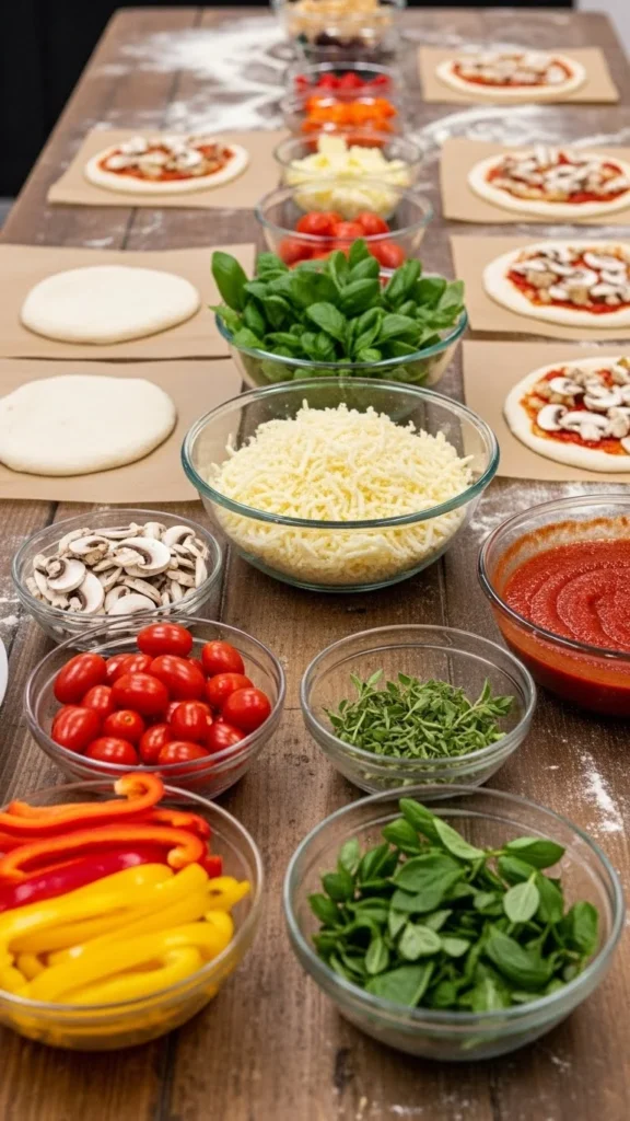 Set Up a Build-Your-Own Pizza Station