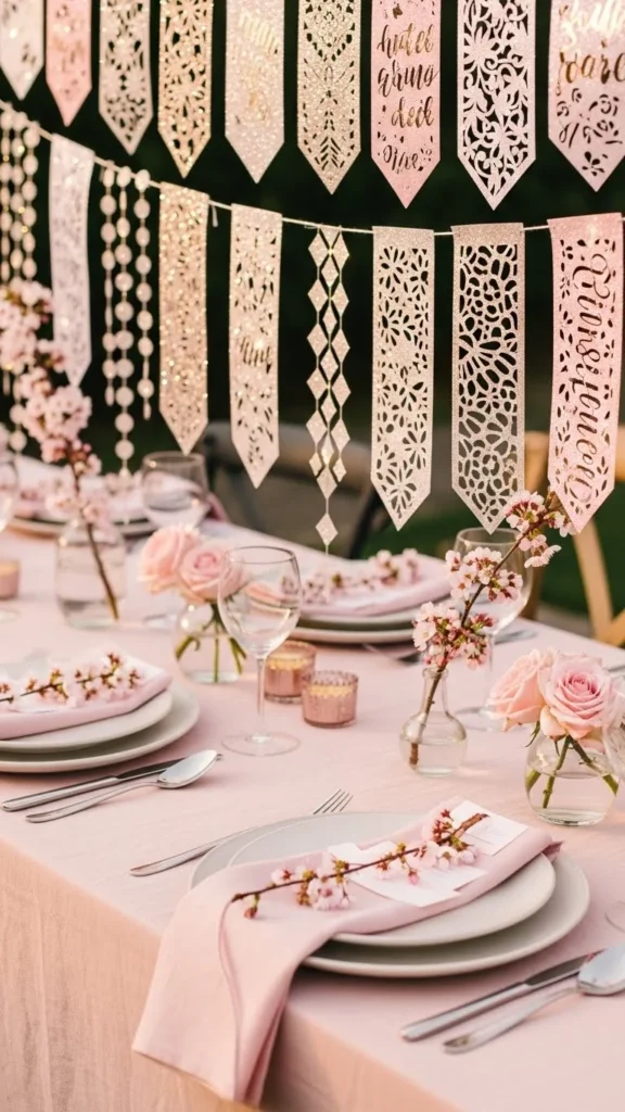 Soft Pink Accents for a Subtle Glow