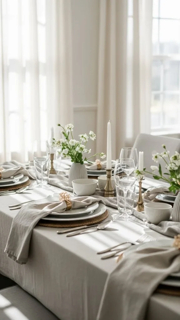 Spring Table Settings