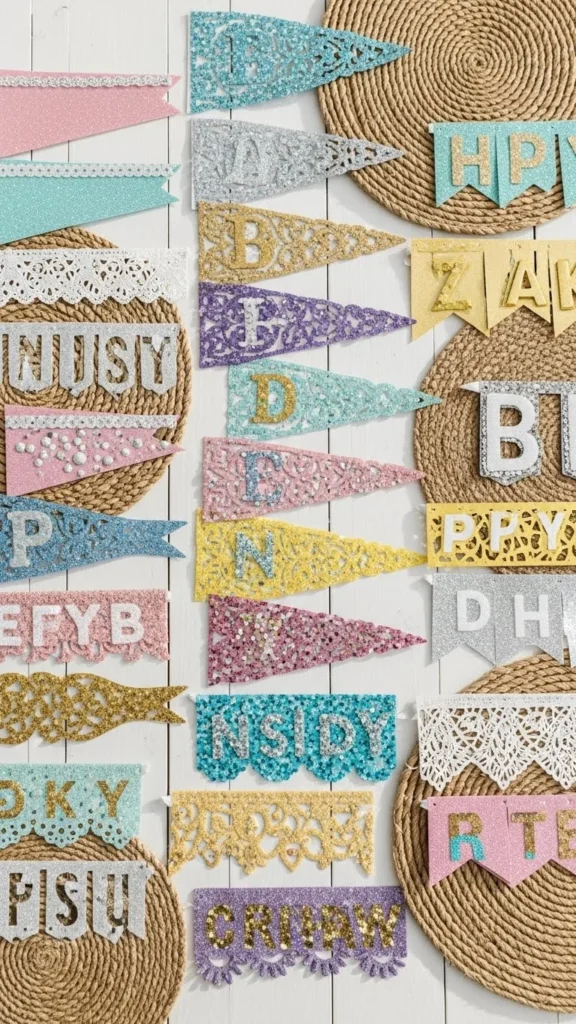 White Table With Woven Placemats