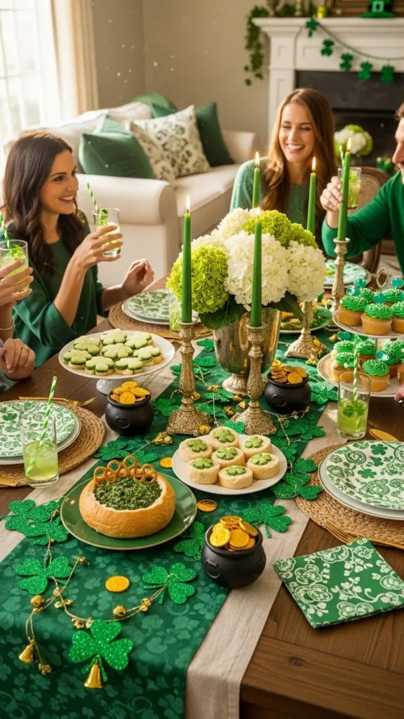 st patricks day event layout