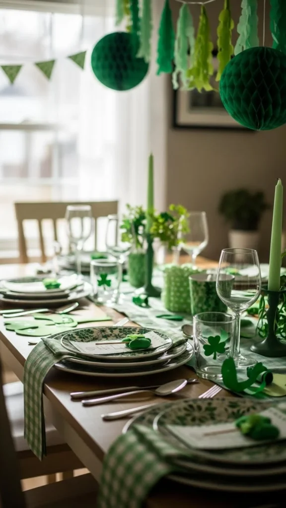 st patricks day party layout